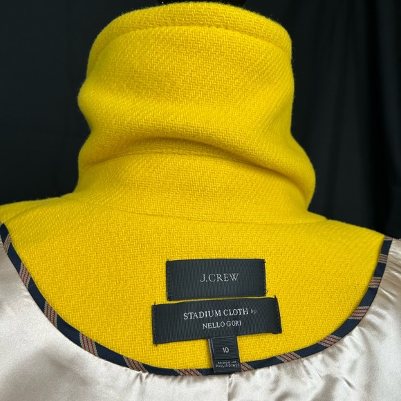 J. Crew Stadium Cloth by Nello Gori Double Breasted Women’s Topcoat. Size 10. - Picture 8 of 16